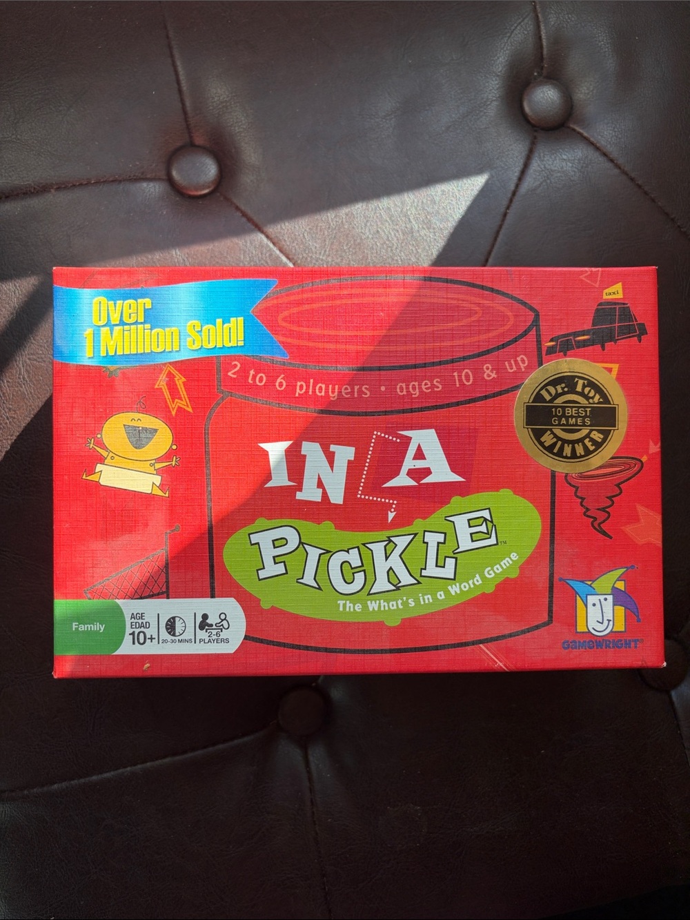 In A Pickle Word Game by Gamewright - Red